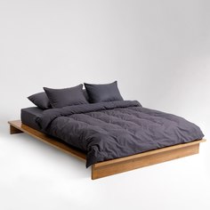 Постельное Белье Urban Family "Графит" 812 Перкаль однот. 1,5 сп. (50х70) Ночь Нежна