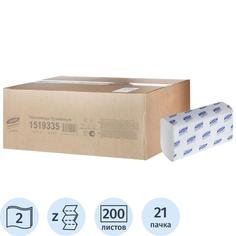 Полотенца бумажные для дисп. Luscan Professional Zсл 2сл втор 200л 21пач/уп, 1519335