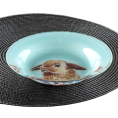Тарелка суповая Доляна «Кролик», d=18,5 см