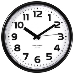 Часы настенные модель09, диаметр 225мм, пластик 91900945 Troyka