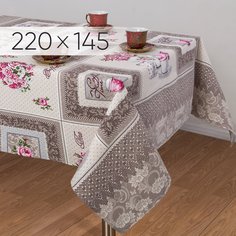 Скатерть 220х145 рогожка Прованс Артпостель