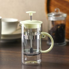 Френч-пресс Доляна «Гарсон», 350 мл, цвет молочный