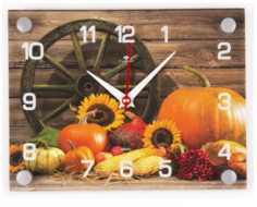 Часы настенные 21 ВЕК 2026-121 Осенний урожай No Brand