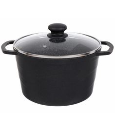 Кастрюля НМП со стеклянной крышкой 4л Индукция Гранит L186640i No Brand