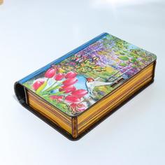Шкатулка книга "Весна", 20х13х5 см No Brand