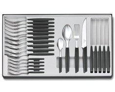Набор из 24 столовых принадлежностей VICTORINOX Swiss Modern: 6 ножей для стейка, 6 вилок,