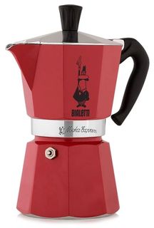 Кофеварка Bialetti Moka Express 0.27л алюминий красный (4943)