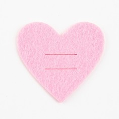 Доляна Набор для декора столовых предметов Love 4 шт, розовый, 5,4 х 5 см, п/э, фетр
