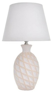 Настольная лампа Risalux 16502/1 E14 40Вт бело-бежевый