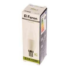 Лампочка светодиодная Feron LB-770, 25943, 11W, E14 (комплект 10 шт.)
