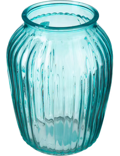 Ваза NiNa Glass прозрачная 19,5 см