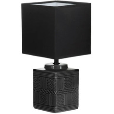 Настольная лампа Митчелл E14 40Вт черный 14х14х29 см Risalux