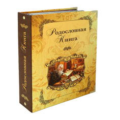 Альбом Родословная Книга Летописец ламинированная обложка KSVA-PM-012-ЛС No Brand