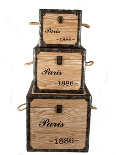 Набор сундуков из 3-х штук Paris 1886 WIN MAX