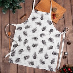 Фартук Этель Merry Christmas 60x70см, 100%xл,саржа 190 гр/м2
