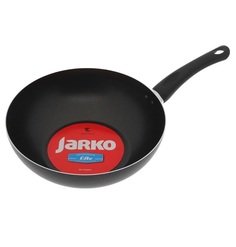 Сковорода-ВОК Lite, d=28 см, пластиковая ручка, антипригарное покрытие, цвет чёрный Jarko