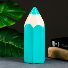 Копилка "Карандаш" мятный, 21см No Brand