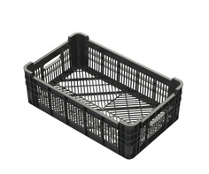 Ящик для хранения овощей 520x320x160 мм 20 л черный No Brand