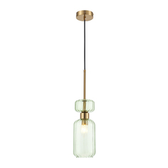 Подвесной светильник Escada 1141/1S E14*60W Antigue copper/Green