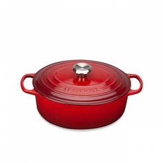 Кастрюля овальная 29см, чугун, Вишня S, 21178290602430, LE CREUSET