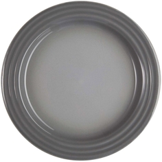 Тарелка плоская 22 см, цвет дымчатый серый, 70203225410099, LE CREUSET
