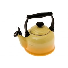 Чайник Trad со свистком 2,1 л, толстостенная сталь с эмалевым покрытием, желтый, 920008005 Le Creuset