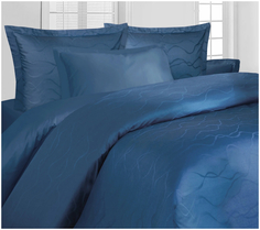 5437/14 КПБ МЛ Royal 1,5сп н(2)70х70 Ленты индиго Mona Liza