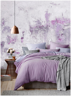 5202/52 КПБ 1,5 сп "Актуал" н(2)50*70 сатин гладкокр.ЛАВАНДА (т.орхидея/лиловый) Mona Liza