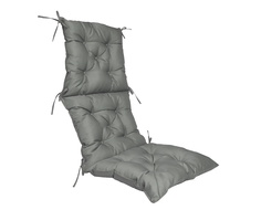 Подушка-сидушка 50х150 от бренда Mona Liza, трёхсекционная , ткань бостон, цвет серый