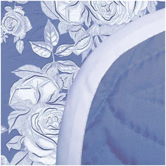 509167/03 Покрывало двустороннее стеганное "Melissa" Rozalia, бренд Mona Liza, цв. Синий 2