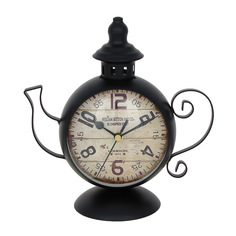 Часы Ladecor LADECOR CHRONO Часы настольные металлические, 21x10x22 см, 1xAA, цвет черный