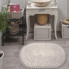 AVRORA (беж) Коврик для ванной кружевной 60х100см Sofi de Marko