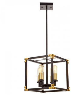 Lumina Deco Подвесная люстра Lumina Deco Waldorf LDP 1140-4 BK+MD