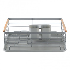 Сушилка для посуды Granli 43x30,5x14 см серая Smart Solutions
