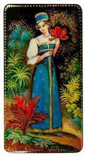 Шкатулка Сказочный цветочек (ручная работа)