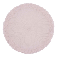 Салфетка Homeclub Blossom d35 см бежевая