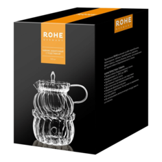 Заварочный чайник Rohe стекло прозрачный 500 мл