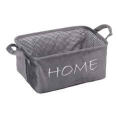 Корзина для хранения Handy Home Велюр 34 x 22 x 16 см