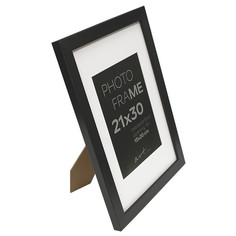 Рамка пластиковая с паспарту Gloria Black 21x30 37 Sima Land