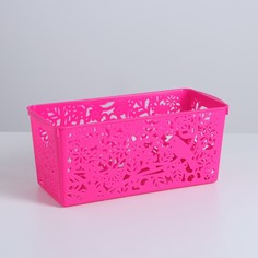 Корзина для хранения «Птицы», 28x12x11,5 см, цвет МИКС No Brand
