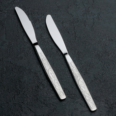 Нож столовый «Уралочка», h=19,5 см, толщина 2 мм (6 шт) Добросталь (Нытва)