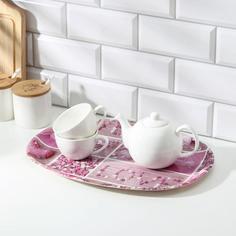 Поднос «Сладости», 38x28x2,5 см, цвет МИКС No Brand