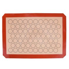 Коврик армированный для макаронс, 40x30 см No Brand