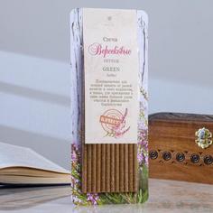 Свеча магическая медовая с вереском для привлечения удачи «Вересковые», 12 штук No Brand