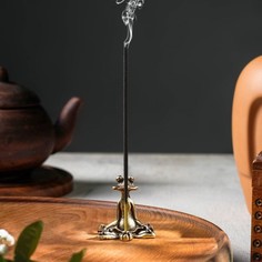 Подставка для благовоний Лягушка в позе лотоса Богатство Аромата