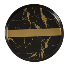 Тарелка обеденная Gold, d=20 см No Brand