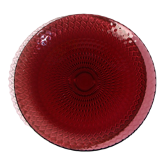 Тарелка плоская «Идиллия», d=25 см, цвет бордовый Luminarc