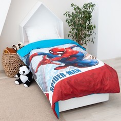 Пододеяльник детский «Человек-Паук: Супергерой», 143х215 см, 100 % хлопок, поплин Marvel