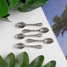 Сувенир кошельковый металл "Ложка резная" (В28849) 5x1,1 см Арт Узор