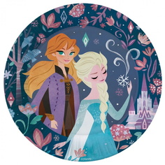 Тарелки одноразовые ND Play Frozen 2 Сканди бумажные 180 мм 6 шт.